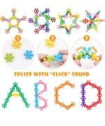 Colorful Star Building Blocks and Educational Construction Toy Blocks for Kids in Multicolor 100 pcs - Image 2