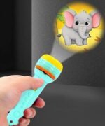 Toy Imagine Projector Torch for Kids Creativity Toy Children's Flashlight Projection Light Cognitive Animals Marine 1 Electric Torch with 3 Slides (24 Pictures) - Image 3